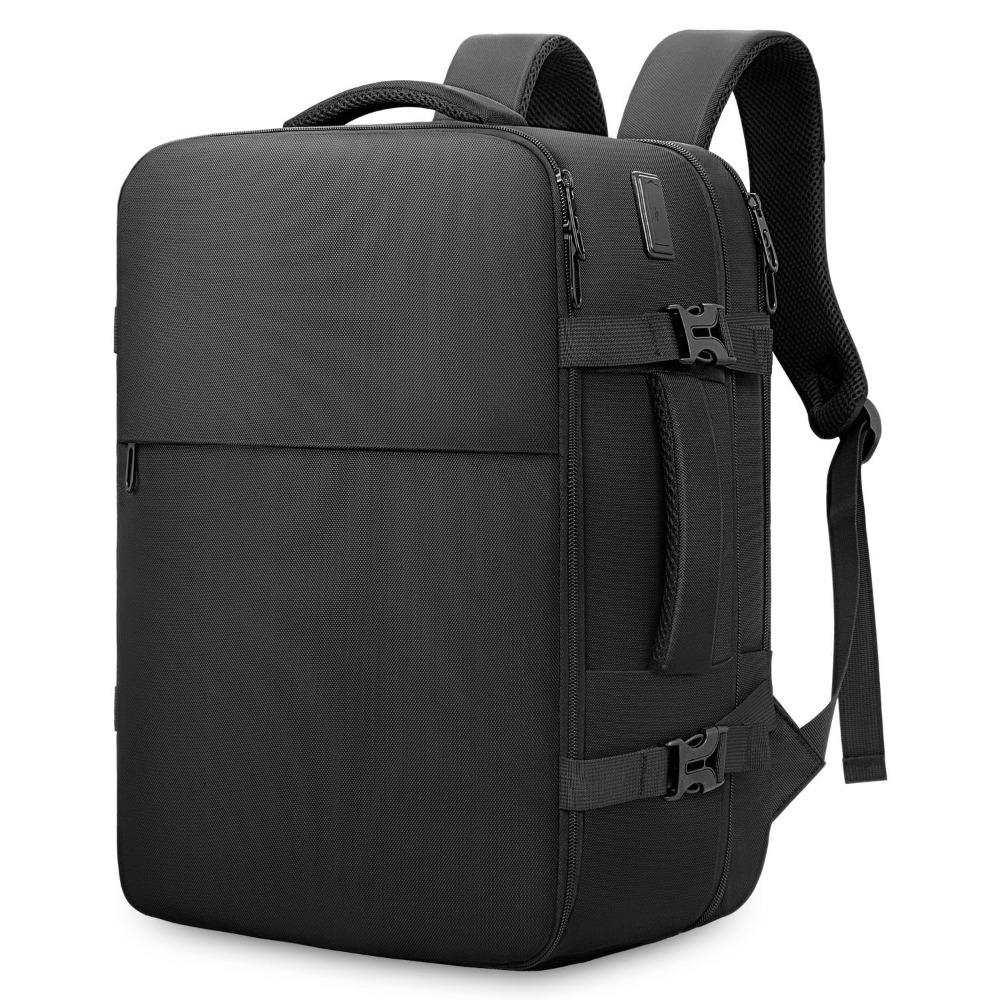 

Черный рюкзак, подходит для путешествий, большой вместимости, удобный для переноски, соответствует размеру ручной клади для авиаперелетов United States