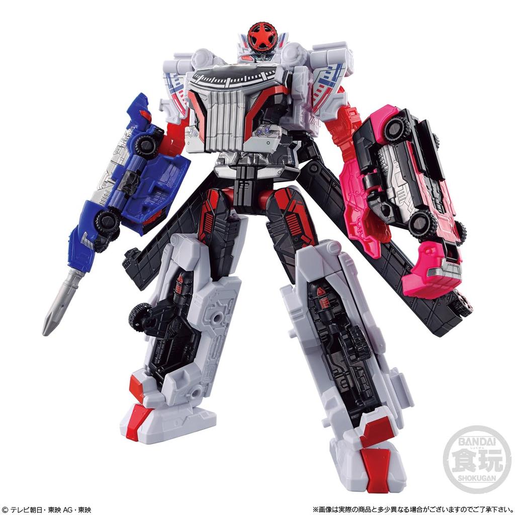 Minipla Bakujo Gattai Series 01 Bunbunger Robot Set Candy Toys and Ramune Candy Sentai (1 piece) (Bakujo Bunbunger)