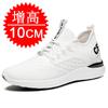 Invisible Inner Height Increase Men's Shoes 10cm Mesh Height Increase Shoes Men's 8cm Breathable Thick Sole 6cm White Shoes Sports Shoes