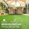 Artificial Grass 100x400cm Self Draining Outdoor Carpet With 10mm Height Green