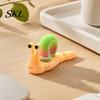 Colorful Snail Sculpture 3D Printed Figurines, Articulated Toy, Movable Joints Animal Twist Segmented Structure Toy Fidgety for Home Office