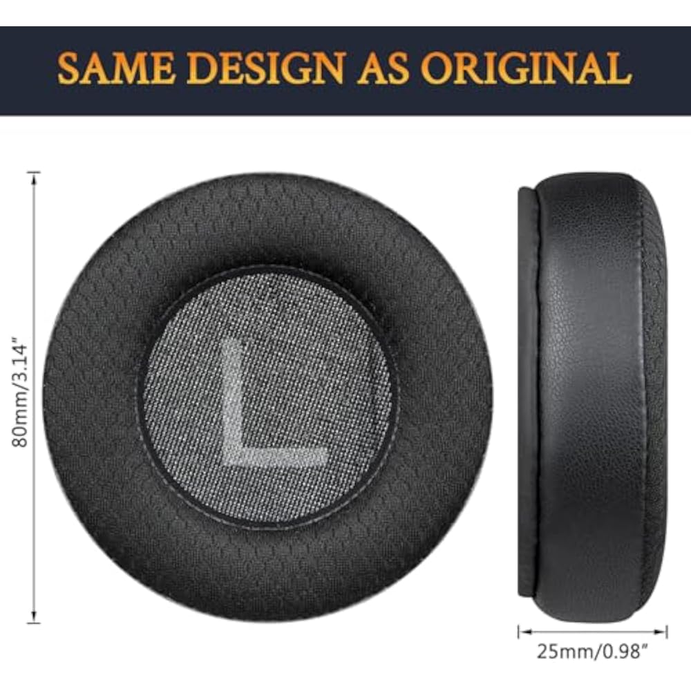 SOULWIT Earpads Ear Cushions for AKG Pro Audio K175 Compatible Replacement Pads Noise Isolation F...