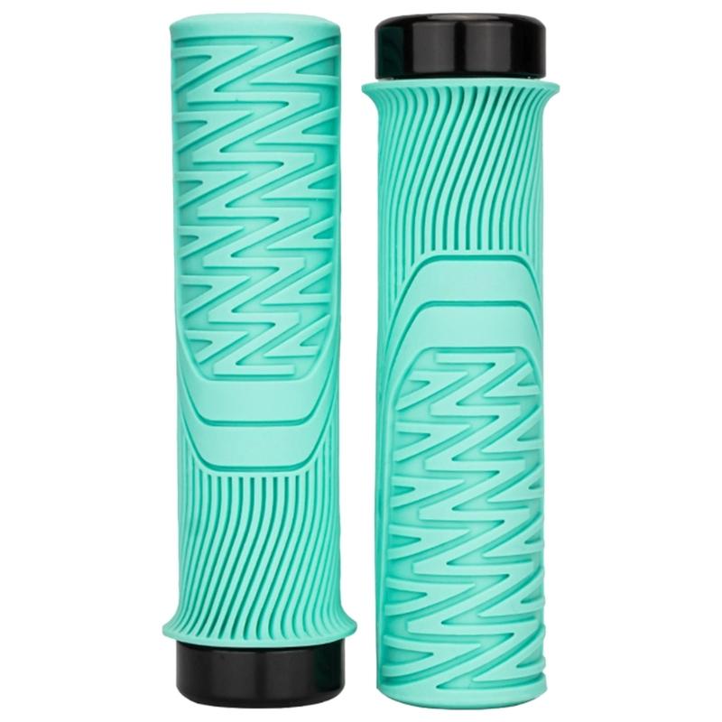 Nonslip Cycling Handle Grips Mountain Bike Handlebar Grips Replacement Cycling Handle Grips with Aluminium Locks