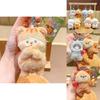 Jinnew Cute Cat Plush Keychain With Keyring For Gift And Collection