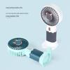 Creative Cartoon Mini Handheld Fan with USB Charging and Phone Holder