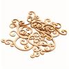 32pcs Large Wooden Floral Shaped Crafts, Wood Decorations And Embellishments