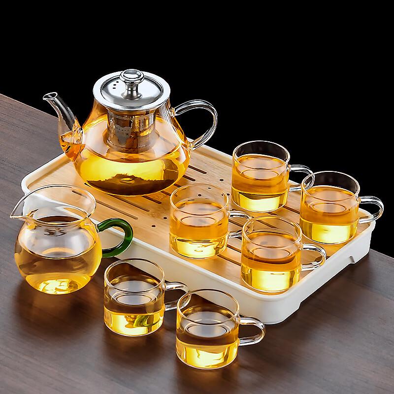 Jimi 10-Piece Heat-Resistant Glass Tea Set