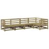 5 Piece Garden Sofa Set Pressure Treated Pine Wood