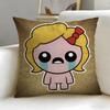 Trendy TThe Binding of Isaacable Cushion Cover Soft  EasyWash Pillow Case  Versatile for Couch Bed Travel and Office