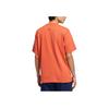 Adidas Originals Trefoil Large Logo Graffiti Short Sleeve T-Shirt Men Tops Orange DV3286