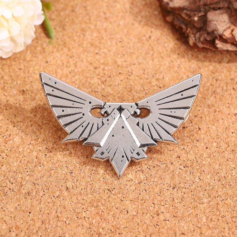 Wings brooch design high sense versatile retro bag decoration