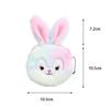 New Plush Coins Wallet Cartoon Cute Little Rabbit Coin Purse Girl Headphone Storage Bag Keychain Pendant Children's Cute Wallet