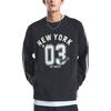 MLB New York Yankees Varsity Sportive Sweatshirt Unisex Black 3AMTV1044-50BKS