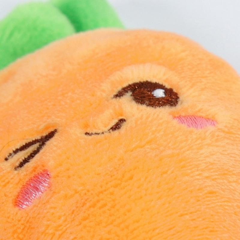 Calming Plush Rattle Carrot Toy For Infant Reducing Startle Reflexing And Promoting Secure Sleep For Baby Soothing