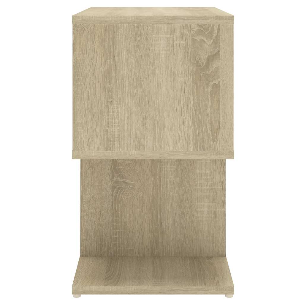 Vidaxl Szafka Nocna, Dąb Sonoma 50X30X51,5 Cm, Materiał Drewnopochodny