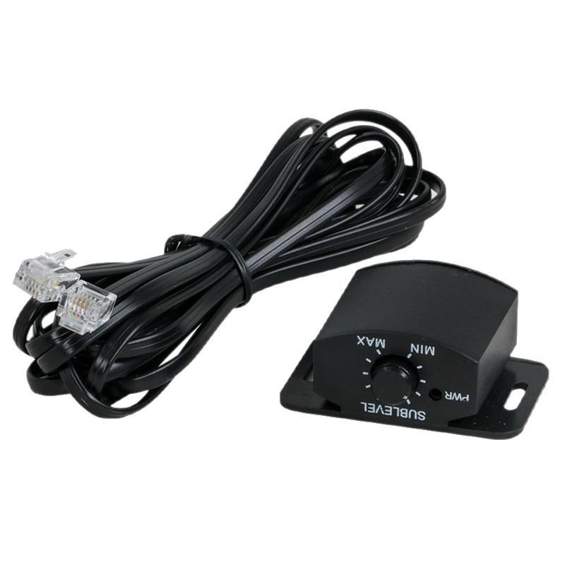 1Pcs Car Audio Amplifier Volume Remote Controller Speakers Adjustment Knob Set With Long Cable Switch Converter