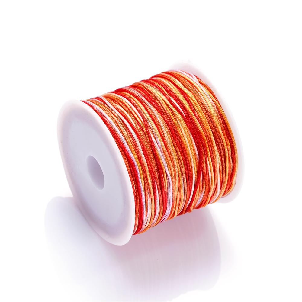 30M/Rolle 0,8mm Nylonfaden Schnur Chinesische Knoten Quasten Schnur Armband Geflochtene Schnur für DIY Schmuckherstellung Zubehör Zubehör