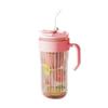 Changqi Women's Glass Water Bottle with Straw