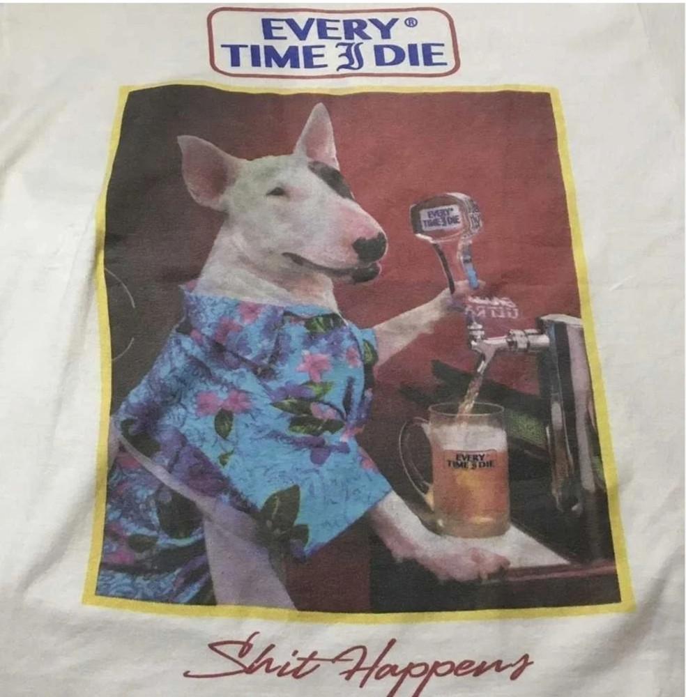 EVERY TIME I DIE Shiet Happens T Shirt Full Size S-5XL Unisex T-Shirt XXXXL