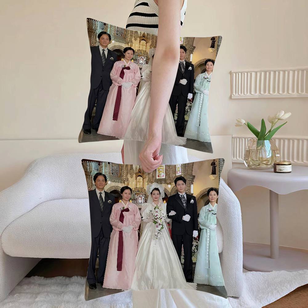 When Life Gives You Tanger Pillow Case Sofa and Living Room Decorative Cushion Covers Dust-proof and Mite-proof Invisible Zipper