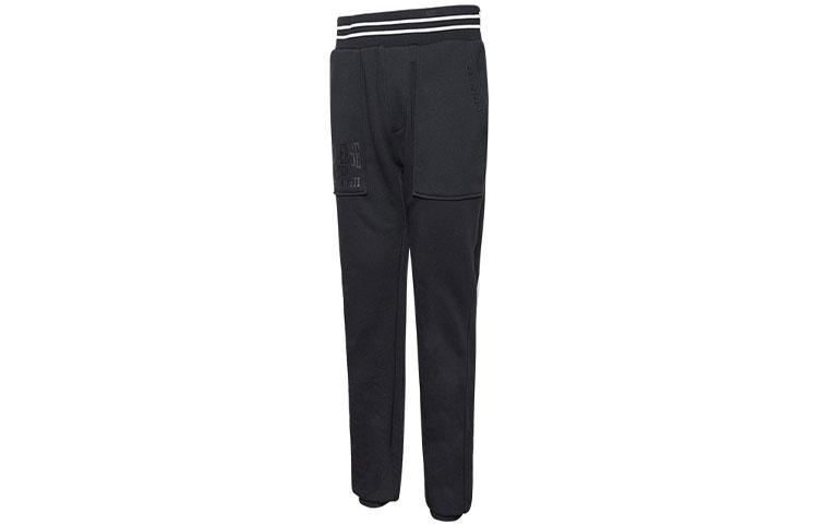 Men's Pants Converse Knitted Sweatpants Men's Black Moderate Straight Fit Pants