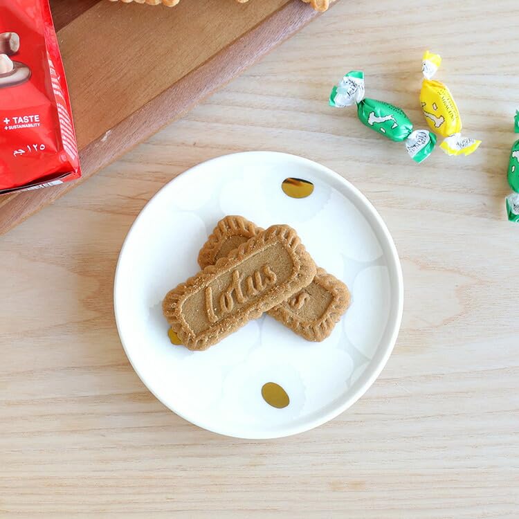 Marimekko Unikko Small Plate, 13.5cm, White and Gold, 72868 072868 120 [Parallel Import]