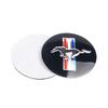 AJU1 4pc 56mm Car Styling Wheel Center Hub Cap Sticker Auto Decoration Decals For Ford Mustang Shelby Edge Fiesta Mondeo Wheel hubcap