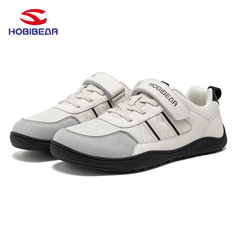 Happy Bear Kids' Velcro Wide Last Breathable Training Shoes for Boys & Girls - Spring & Autumn Casual Sports.