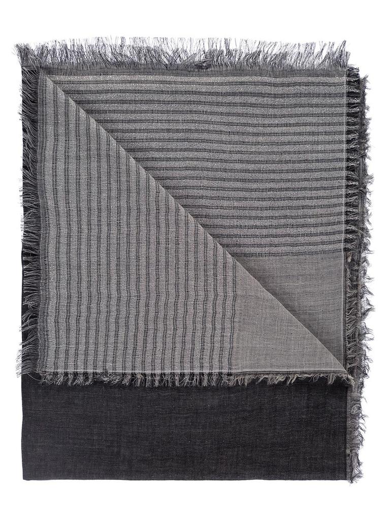Women' light wool scarf, gray Passigatti