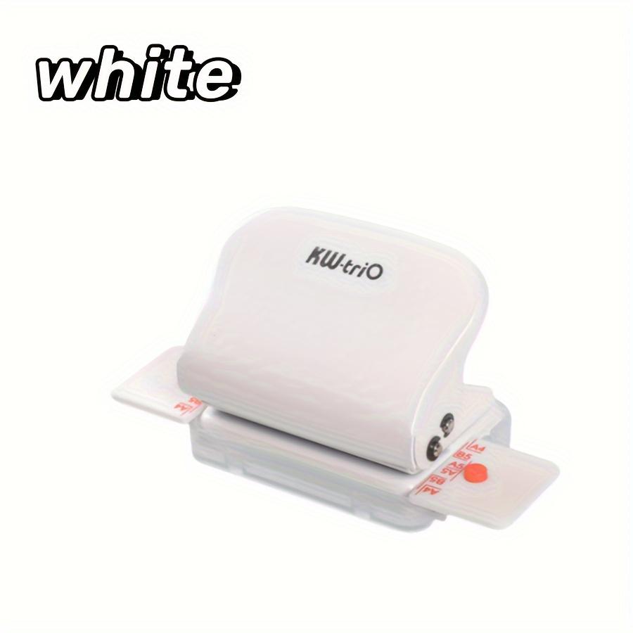 

A 6-Hole Paper Punch, Binding Supplies for Loose-Leaf Books, Notebook Diary Binding Office Paper Cutter. білий