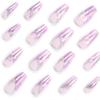 24 Pieces Glitter Nail Nail Art Special Nail Film Smudge Watercolor Nail Nail Sticker Nail Art Film Fake Nail