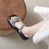 Cool slippers female summer wear 2025 new fairy style with skirt platform beach sandals fashion one-word drag