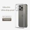 Crystal clear caso for iPhone 14 12 13 15 11 Pro X XS Max 8 7 plus ultra thin Fit Protective silicone Transparent soft Case