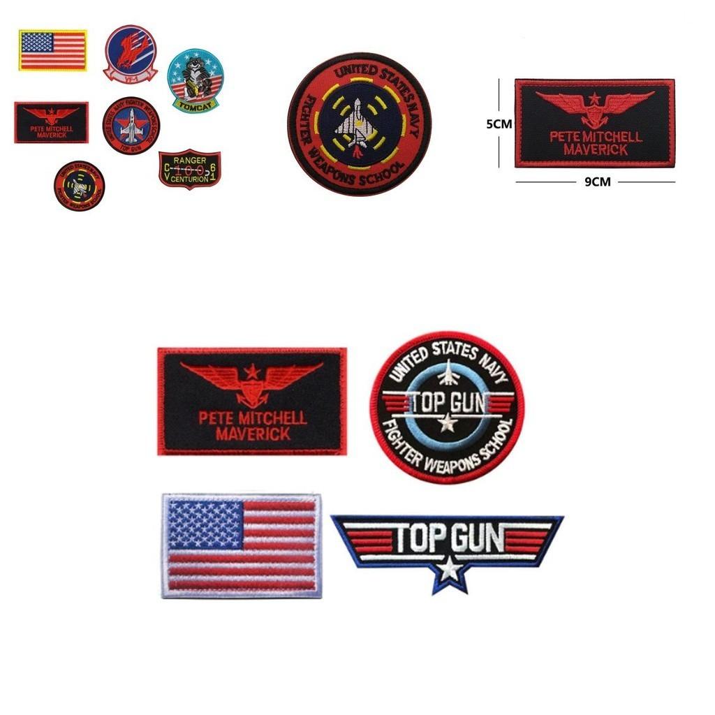 Top Quality Top Gun Navy Fighter Squadron Patches For Jackets Vests And More