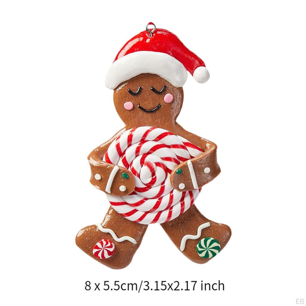 Christmas Gingerbread Man Hanging Decoration Ornament Gifts Home Celebration