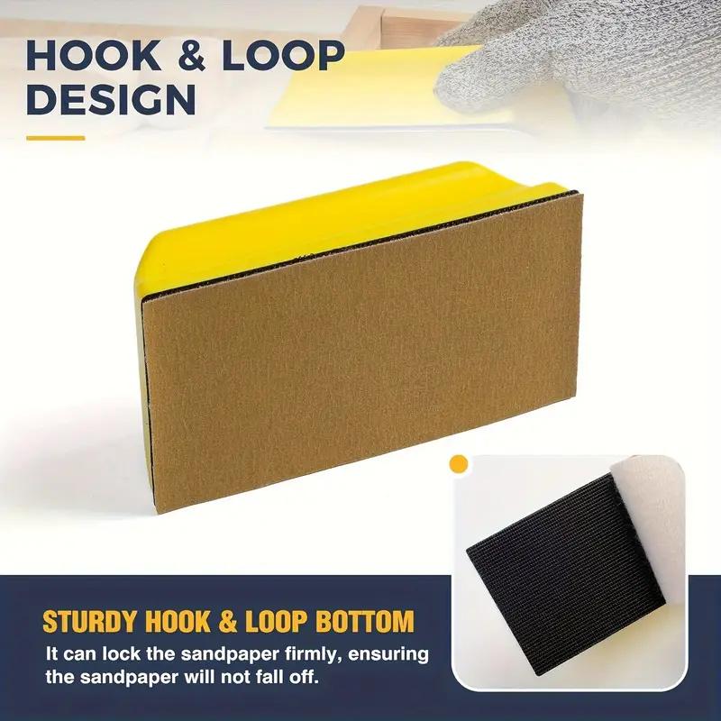 7Pcs DIY Set Foam Flexible PU Sanding Block Hook And Loop Hand Polish Block Disc Hand Sanding Pad For Car Polishing Tool