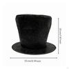 Tall Top Hat Stage Costume with Wide Brim Cylindrical Crown Headwear for Entertainers,