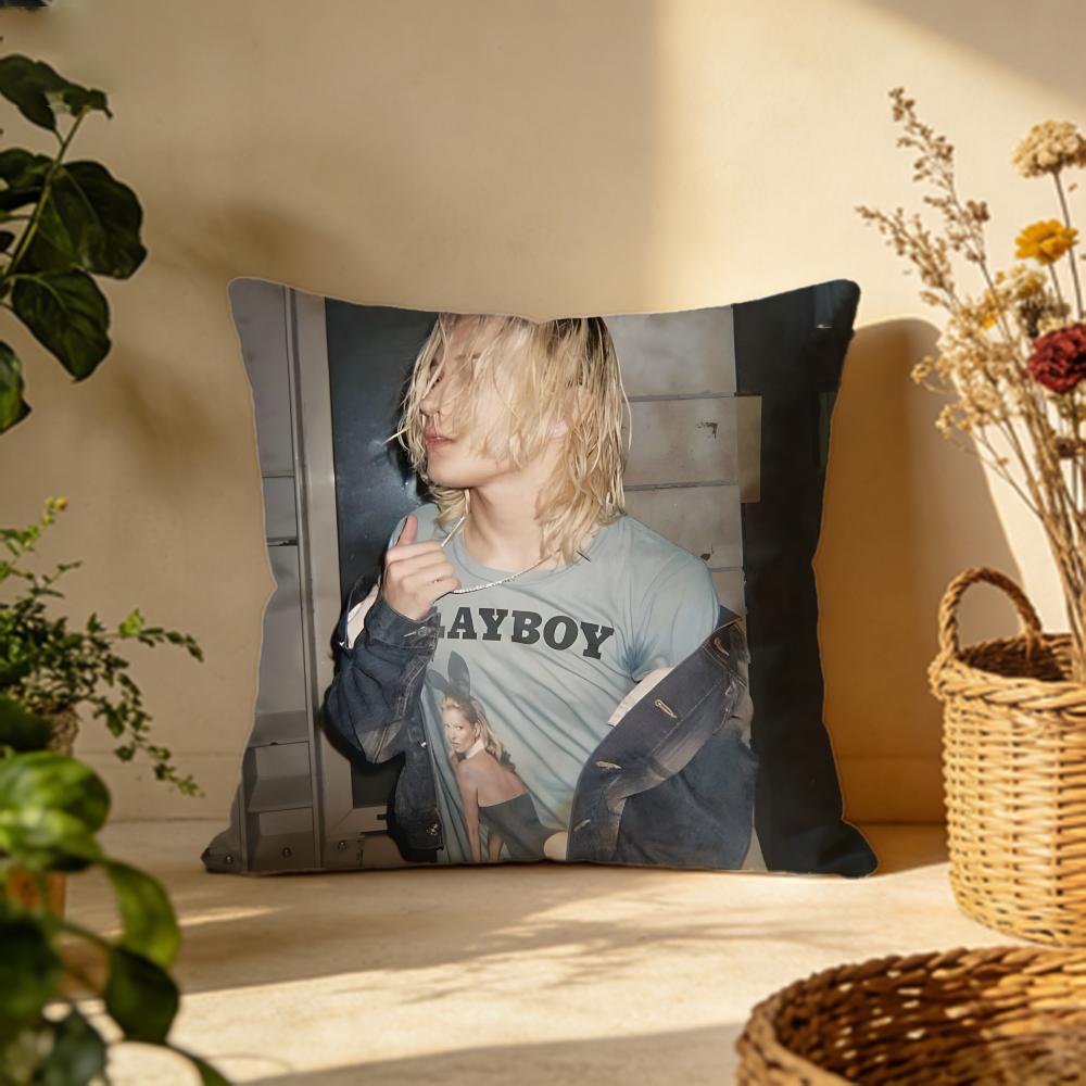 Fashion ANettspendew Cushion Cover Versatile DoubleSided Pillow Case Fit for Sofa Bed Car Daily Decor