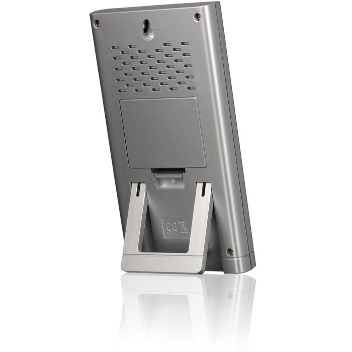 Station météo - BRESSER - RC Temp Argent - Couleur principale: Blanc - Utilisation: Intérieur - Type: Avec sonde