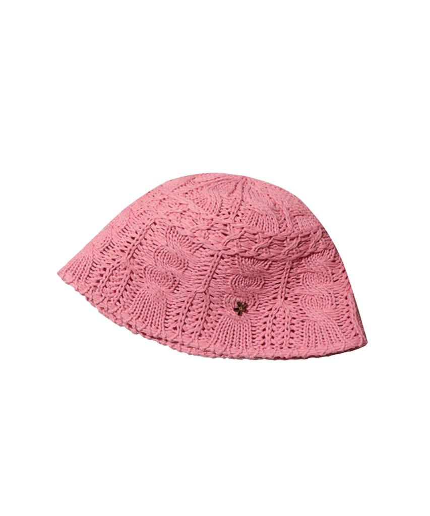 Elkebeullum July Baby Pink Bucket Hat