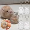 Pet Shaped Hamster Hair Storage Hair Container Pet Hair Memorial Keyring  Backpack