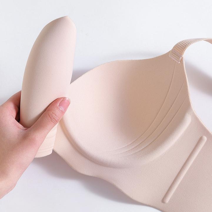 Underwear Women's Gathering Bra Seamless Bra Fixed Cup Bra Push Up Bra