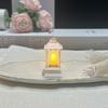 Retro LED Electronic Candle Light Flameless Creative Mini Square Night Lights Battery-Operated Smokeless