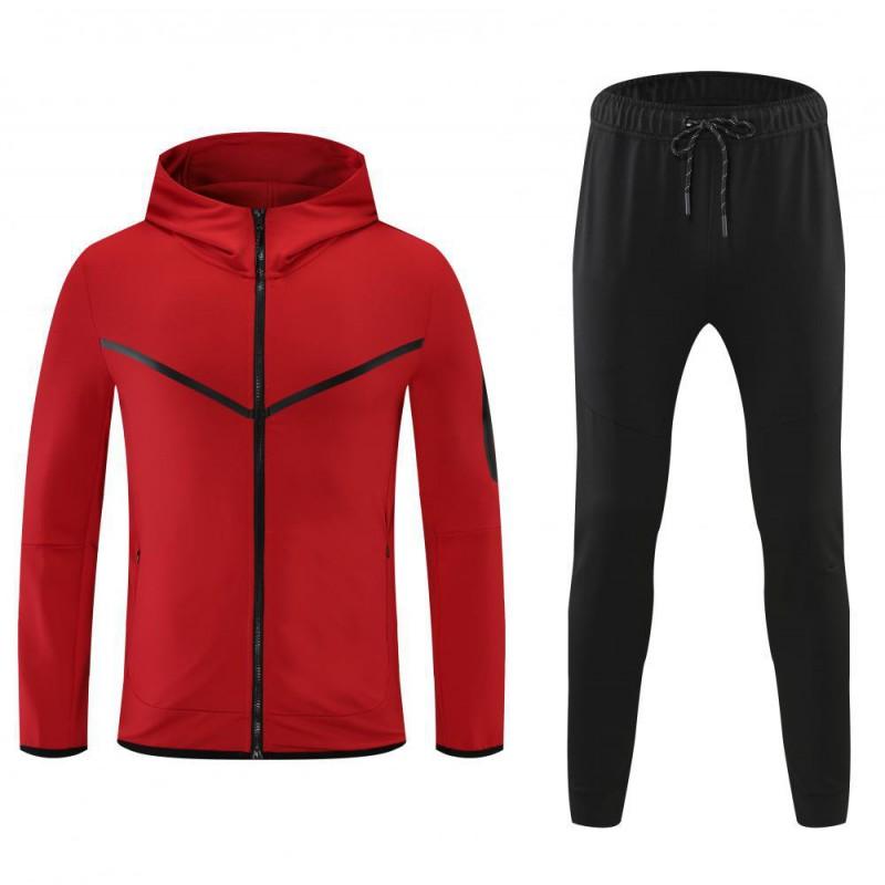 Quick-Dry Sportswear Set Men Women - Hooded Zip-Up Tracksuit With Long Sleeves Lightweight Fitness Outfit Running Gym