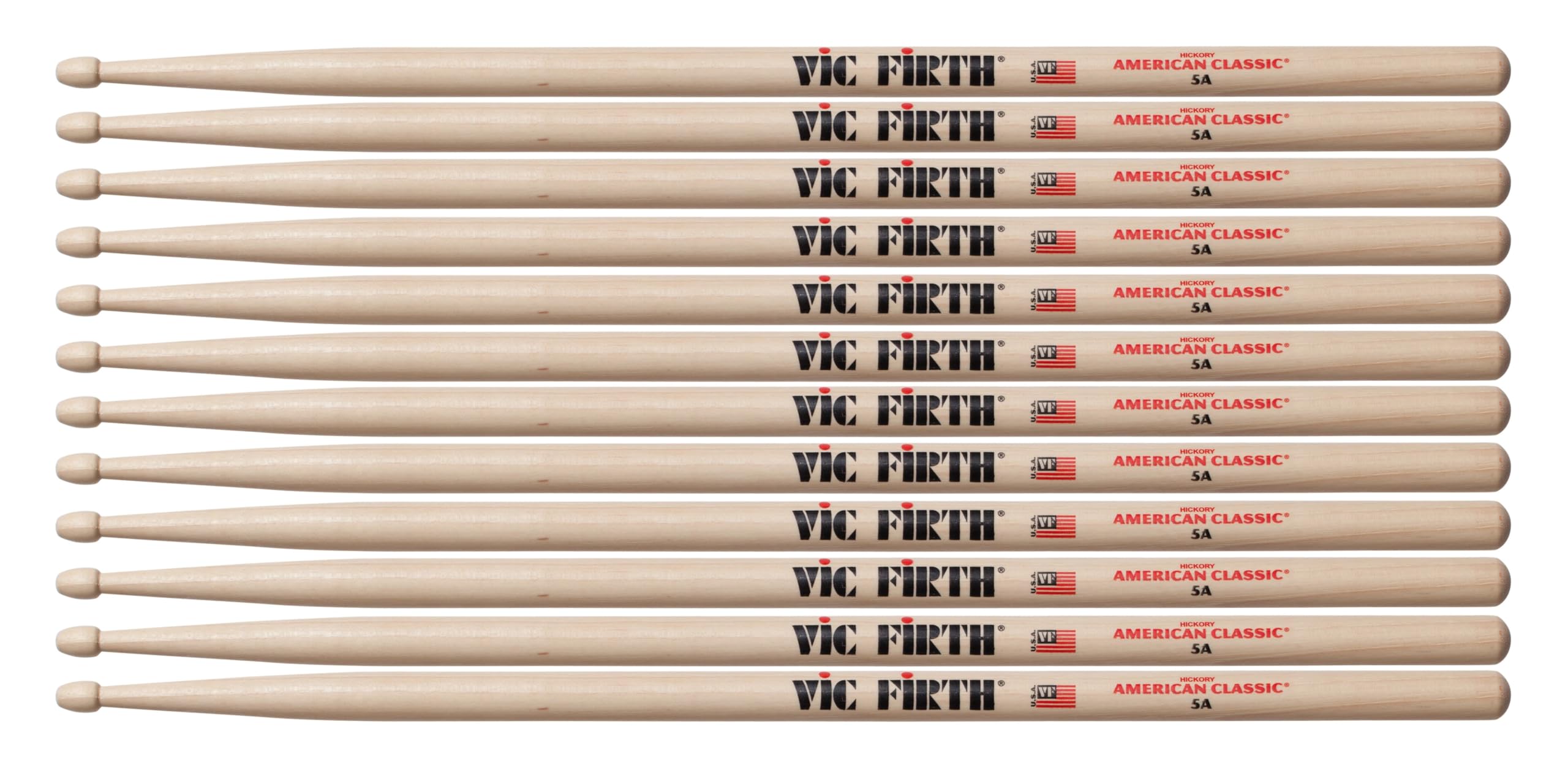 

Vic Firth American Classic 5A Drumsticks 6 Pair Pack