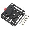 V Mount Lock Battery Plate Aluminum Alloy V Lock Battery Quick Release Plate for Photograph Camera Power Supply