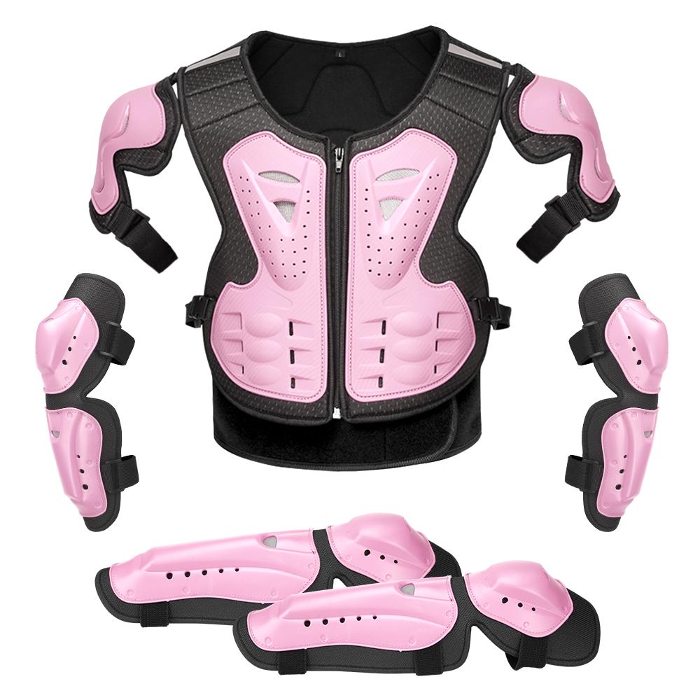 Adult Motorcycle Armor Men's Off-road Motorcycle Anti Fall And Anti-collision Vest Chest Back Knee Elbow Protection Equipment