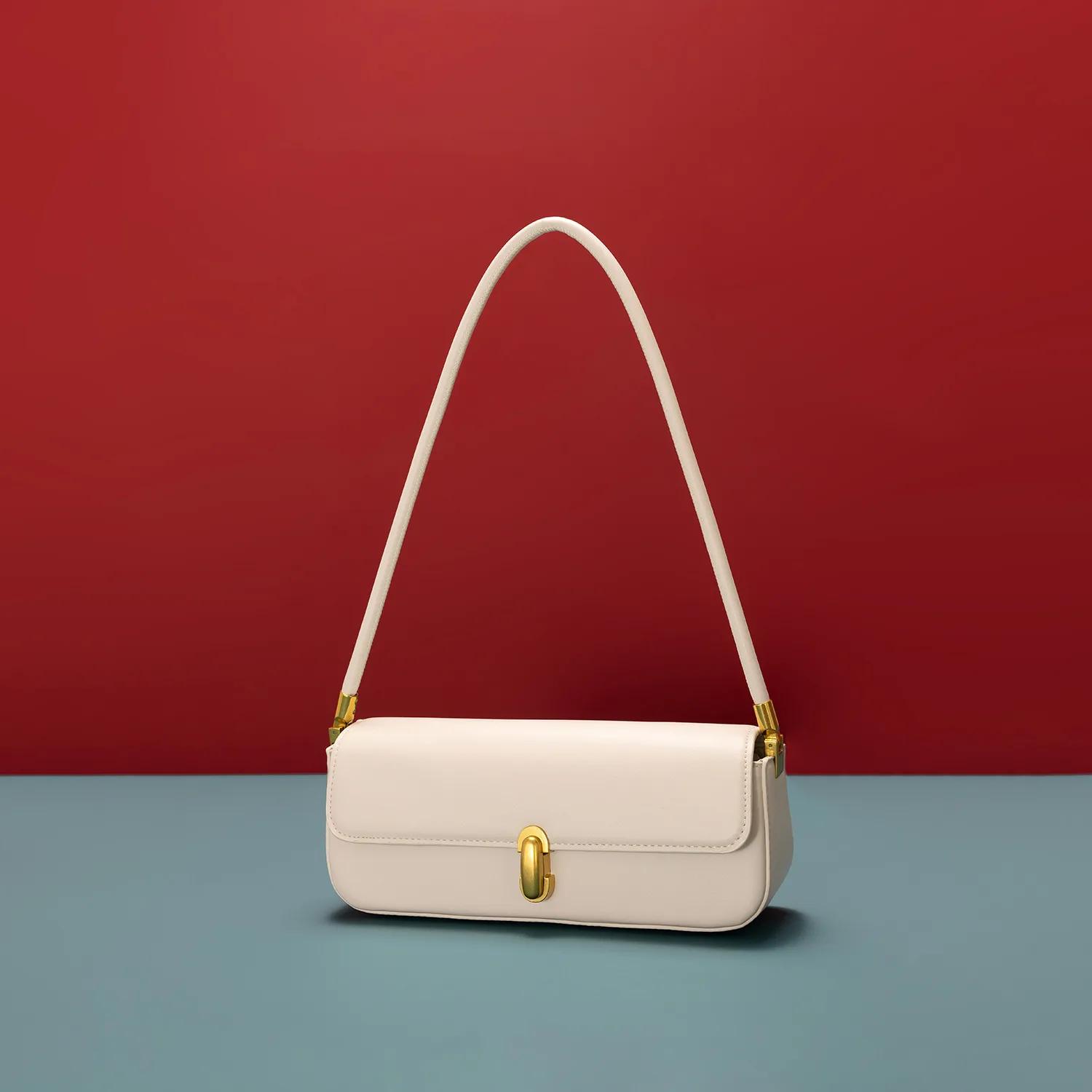 

Нишевые высококачественные сумки-багеты весна и лето новый стиль иностранная универсальная сумка через плечо простая женская сумка