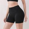 European-American Seamless High-Waist Yoga Shorts - Women's Peach Lift & Hip Tightening Fitness Shorts