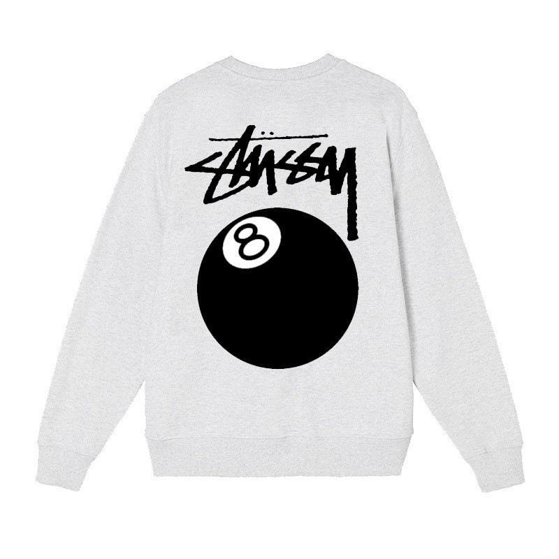 Unisex Cross Stitch American Style Round Neck Hoodie: St Classic Black Eight Dice Long Sleeve Jacket